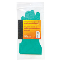 Diamond-Grip Chemical-Resistant Gloves, Size 10, 13" L, Nitrile, Flock-Lined Inner Lining, 13-mil GTA Hardware Inc
