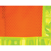 5-Point Tear-Away Traffic Safety Vest, High Visibility Orange, Medium, Polyester GTA Hardware Inc
