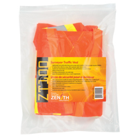 Surveyor's Safety Vest, High Visibility Orange, Large, Polyester GTA Hardware Inc