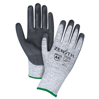 Gants &eacute;lastiques sans coutures r&eacute;sistants &agrave; la coupe, Taille Moyen/8, Calibre 13, Rev&ecirc;tement Polyur&eacute;thane, Enveloppe en PEHP, ANSI/ISEA 105 niveau 4/EN 388 niveau 5 GTA Hardware Inc
