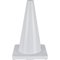 Coloured Traffic Cone, 18", White GTA Hardware Inc