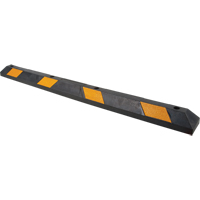 Parking Curb, Rubber, 6' L, Black/Yellow GTA Hardware Inc