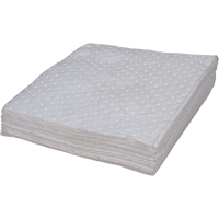 Feuilles absorbantes li&eacute;es de premi&egrave;re qualit&eacute;, Huile seulement, 15" x 17", 8 gal. d'absorption GTA Hardware Inc