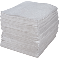 Premium Bonded Sorbent Pads, Oil Only, 15" x 17", 30 gal. Absorbancy GTA Hardware Inc