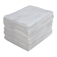 Feuilles absorbantes lamin&eacute;es (SMS) de premi&egrave;re qualit&eacute;, Huile seulement, 15" x 17", 30 gal. d'absorption GTA Hardware Inc