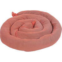 Remblais tubulaires absorbants, Mati&egrave;res dangereuses, Absorption 50 gal., 3" la x 8' lo, Pqt de 15 GTA Hardware Inc