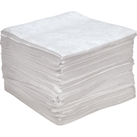 Feuilles absorbantes antistatiques de premi&egrave;re qualit&eacute;, Huile seulement, 15" x 18", 25 gal. d'absorption GTA Hardware Inc