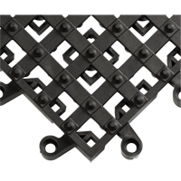 Tapis ErgoDeck avec crampons antid&eacute;rapants int&eacute;gr&eacute;s No 553, PVC, 1-1/2' la c, 1-1/2' lo, 7/8" &eacute;paisseur, Noir GTA Hardware Inc