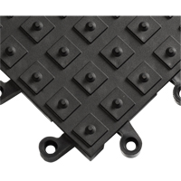 Tapis ErgoDeck avec crampons antid&eacute;rapants int&eacute;gr&eacute;s No 552, PVC, 1-1/2' la c, 1-1/2' lo, 7/8" &eacute;paisseur, Noir GTA Hardware Inc