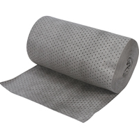 Rouleaux absorbants en fibres fines de calibre industriel, Poids moyen, 150' lo x 30" la, Absorption 50 gal. GTA Hardware Inc
