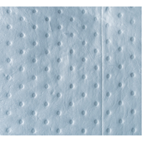 Feuilles absorbantes bleues li&eacute;es de premi&egrave;re qualit&eacute;, Huile seulement, 15" x 18", 30 gal. d'absorption GTA Hardware Inc