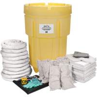 Trousse de lutte contre les d&eacute;versements de premi&egrave;re qualit&eacute; pour atelier, Huile seulement, Baril, Absorbance de 95 gal. US GTA Hardware Inc