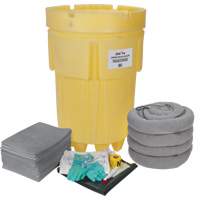 Trousse de lutte contre les d&eacute;versements de premi&egrave;re qualit&eacute;, Universel, Overpack/Baril de r&eacute;cup&eacute;ration, Absorbance de 95 gal. US GTA Hardware Inc
