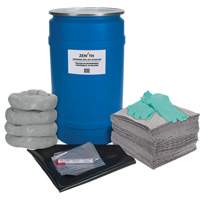 Trousse de lutte contre les d&eacute;versements pour &eacute;tabli, Universel, Baril, Absorbance de 30 gal. US GTA Hardware Inc
