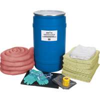Premium Spill Kit, Hazmat, Drum, 30 US gal. Absorbancy GTA Hardware Inc