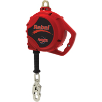 Rebel Self-Retracting Lifeline, 20', Galvanized Steel, Swivel GTA Hardware Inc