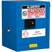 ChemCor&reg; Lined Hazardous Material Countertop Safety Cabinets, 4 gal., 17" x 22" x 17" GTA Hardware Inc