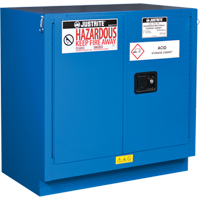 ChemCor&reg; Lined Hazardous Material Undercounter Safety Cabinets, 22 gal., 35" x 35" x 22" GTA Hardware Inc