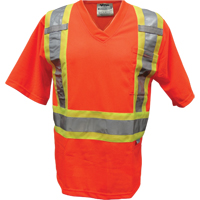 Mesh Safety T-Shirt, Polyester, Small, Orange GTA Hardware Inc