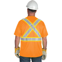 CSA Compliant T-Shirt, Polyester, Medium, Orange GTA Hardware Inc