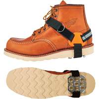 Trex 6315 Strap-On Heel Ice Cleats, Steel, Plate Traction, Large/Medium GTA Hardware Inc