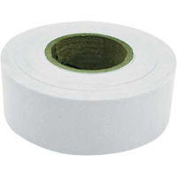 Flagging Tape, 1.2" W x 300' L, White GTA Hardware Inc