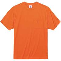 GloWear 8089 Non-Certified T-Shirt, Polyester, Small, High Visibility Orange GTA Hardware Inc