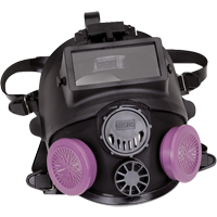Respirateur &agrave; masque complet de la s&eacute;rie 7600 avec &eacute;quipement d'appoint pour le soudage, Silicone, Petit GTA Hardware Inc