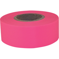 Sub-Zero Flagging Tape, 1.2" W x 150' L, Fluorescent Pink GTA Hardware Inc