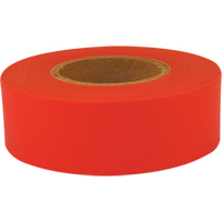 Sub-Zero Flagging Tape, 1.2" W x 150' L, Fluorescent Red GTA Hardware Inc