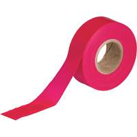 Flagging Tape, 1.188" W x 150' L, Fluorescent Red GTA Hardware Inc