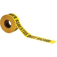 Barricade Tape, English, 3" W x 1000' L, 3 mils, Black on Yellow GTA Hardware Inc