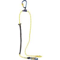 Longe de positionnement r&eacute;glable &agrave; corde pour grimpeur, 1 branches, 8', Classe CSA F, Nylon GTA Hardware Inc