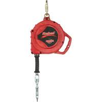 Rebel Self Retracting Lifeline, 50', Stainless Steel, Swivel GTA Hardware Inc