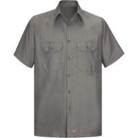 Short Sleeve Ripstop Shirt, Men's, 3X-Large, Grey GTA Hardware Inc