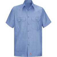 Short Sleeve Ripstop Shirt, Men's, 3X-Large, Blue GTA Hardware Inc
