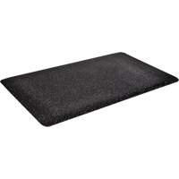 Tapis antimicrobiens WD Foodmaster, Lisse, 2' x 3' x 9/16", Noir, Mousse de vinyle GTA Hardware Inc