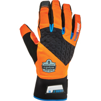 ProFlex&reg; 818WP Performance High-Visibility Thermal Waterproof Utility Gloves, Polyurethane Palm, Size Small GTA Hardware Inc