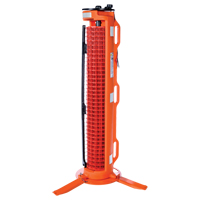 3-Legged Barrier, 50' L, Plastic, Orange GTA Hardware Inc