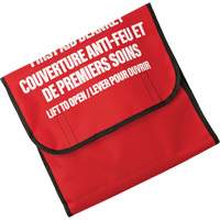 Couverture anti-feu avec sac de nylon Dynamic, Laine, 60" lo x 71" la GTA Hardware Inc
