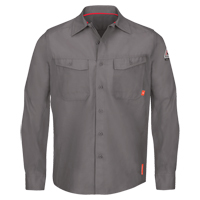IQ Endurance&reg; Men's Work Shirts, Small, Grey GTA Hardware Inc