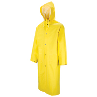 601 Tornado Long Rain Coat, Polyester/PVC, Large, Yellow GTA Hardware Inc