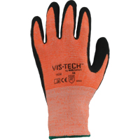 Vis-Tech Y9294 Cut Resistant Gloves, Size 6/X-Small, 13 Gauge, Polyurethane Coated, Stainless Steel Shell, ANSI/ISEA 105 Level 4 GTA Hardware Inc