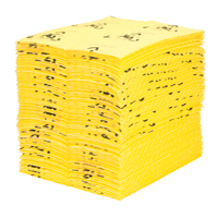 Tampons d'avertissement de premi&egrave;re qualit&eacute; - absorbants haute visibilit&eacute;, Universel, 15" x 18", 24,4 gal. d'absorption GTA Hardware Inc