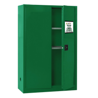 Armoire de rangement pour pesticides, 45 gal., 65" h x 43" l x 18" p GTA Hardware Inc