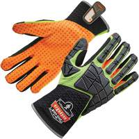 ProFlex&reg; 925F(X) Dorsal Impact-Reducing Gloves, Small, Split Leather Palm, Slip-On Cuff GTA Hardware Inc