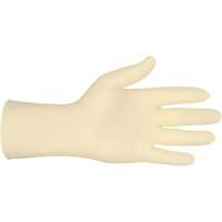 Gants de calibre industriel, Petit, Latex, 5 mils, Sans poudre, Blanc GTA Hardware Inc