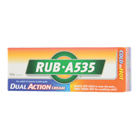 Soulagement chaleur Rub A535, Cr&egrave;me, Analg&eacute;sique GTA Hardware Inc