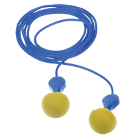 Bouchons d'oreilles d&eacute;tectables E-A-Rsoft Express Pod, Avec cordon, R&eacute;gulier, Vrac - Sachet coussin, NRR dB 23 GTA Hardware Inc