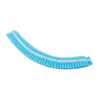 Bonnet bouffant pliss&eacute;, Polypropyl&egrave;ne, 21", Bleu GTA Hardware Inc
